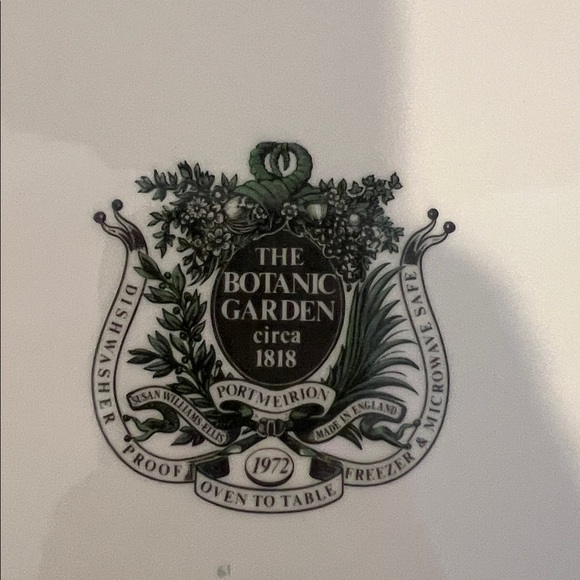 Portmeirion Botanic Garden Large Serving or Pasta Bowl with Butterflies and Bee. - Picture 5 of 12